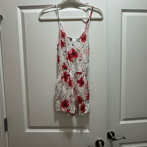 Floral Print Romper
